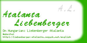 atalanta liebenberger business card
